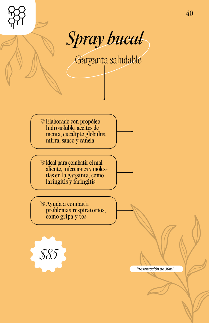 Garganta saludable Spray bucal