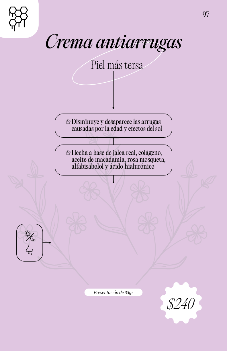 Piel más tersa Crema antiarrugas