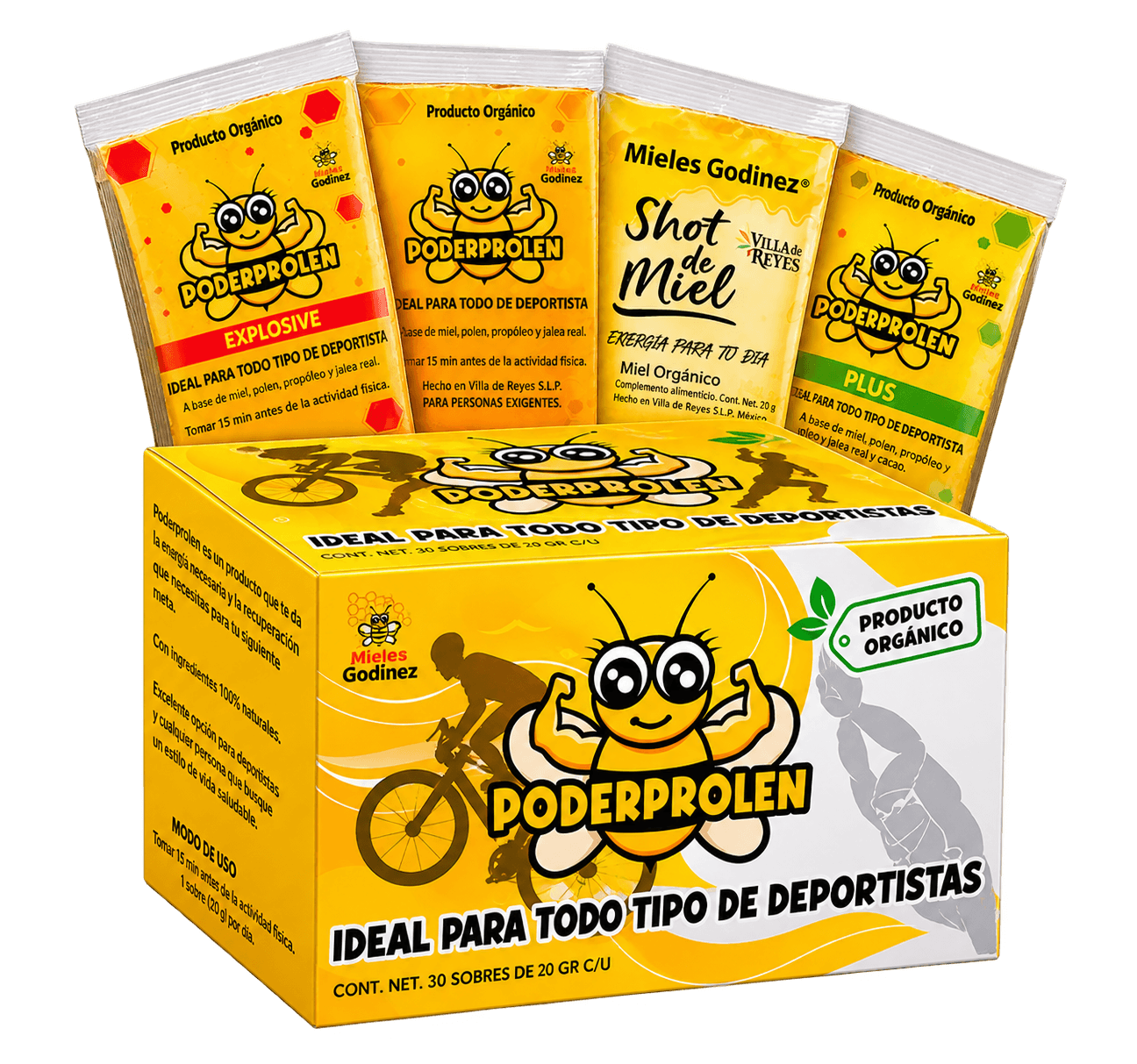 Poderprolen sobres (caja de 30)